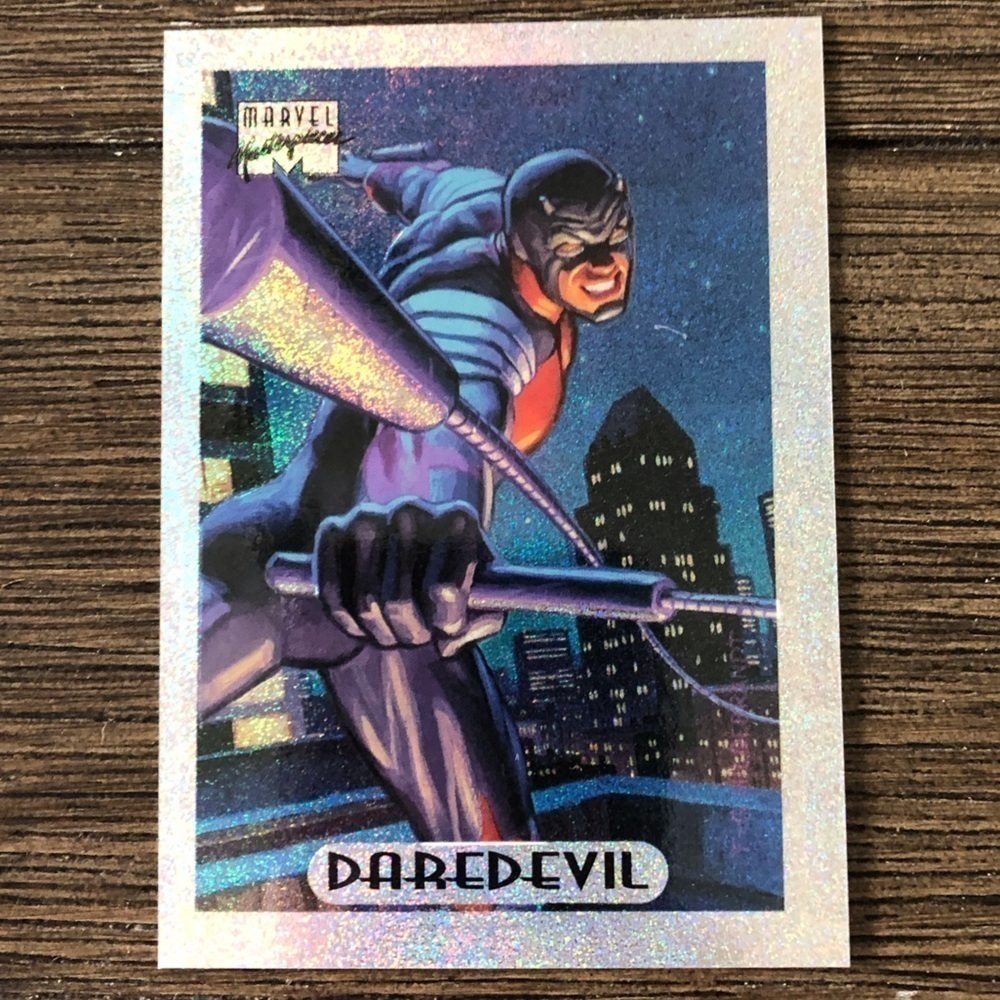 ’94 Marvel Masterpieces trading card: Limited Edition Holofoil: Daredevil 3